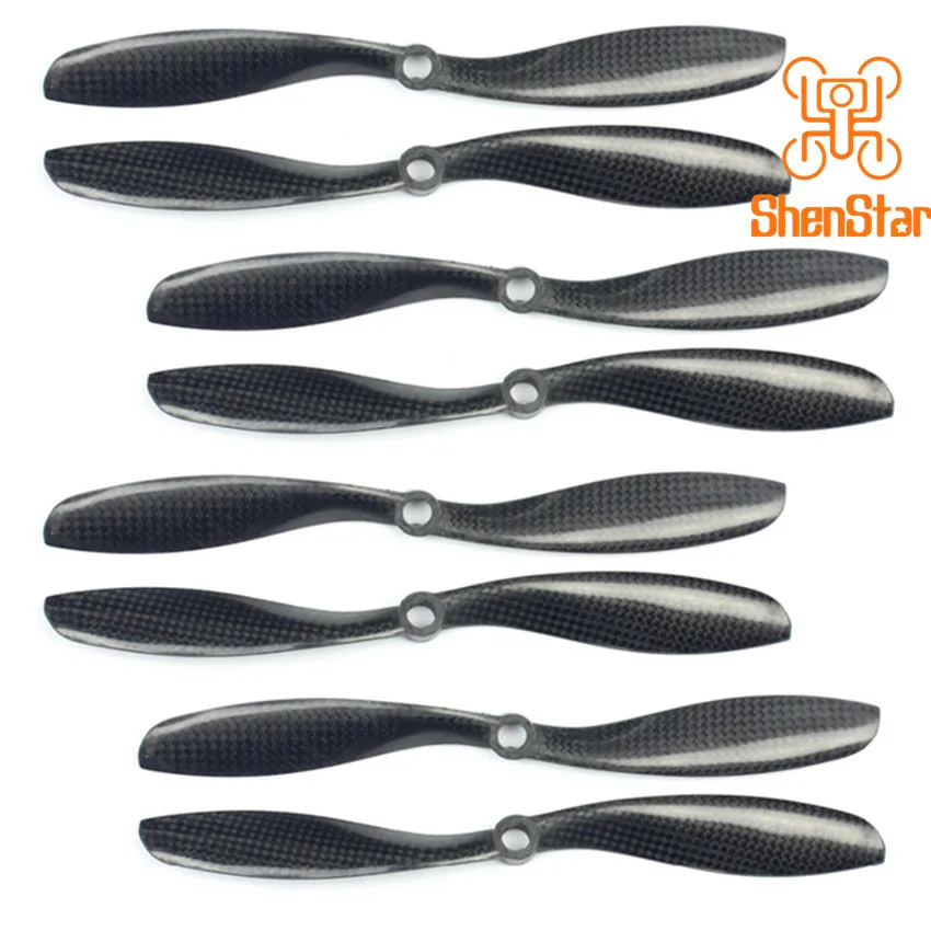 4 пары пропеллеров 8,0x4,5 8 дюймов 3K из углеродного волокна CW CCW 8045 CF пропеллеры для двигателя DJI для аксессуаров для дрона модели DJI