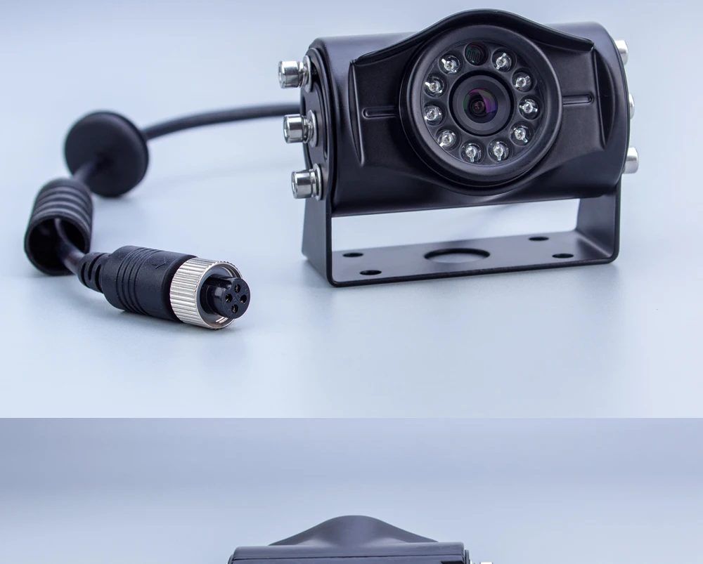 AHD 1080P CCD Автомобильная резервная камера заднего вида для грузовиков, автобусов, караванов, кемперов, прицепов, экскаваторов, RV с удлинителем