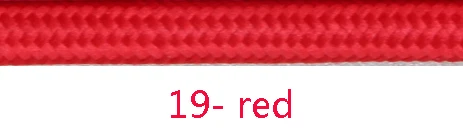 19 red 2 м 3 м 5 м 10 м 2 ядра 0,75 мм2 винтажный ТЕКСТИЛЬНЫЙ ШНУР Электрический провод плетеный кабель - Цвет: 19 red
