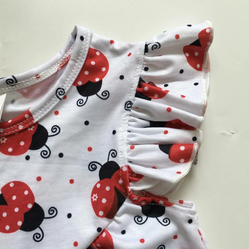 Новинка лета 2019 женская одежда для малышей хлопковый комплект девочек с