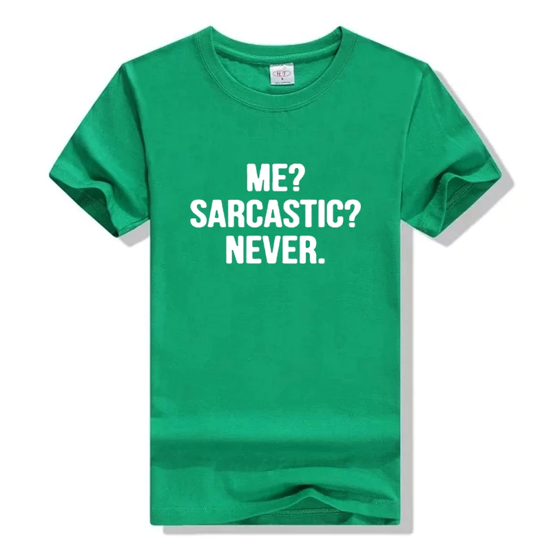 Женская женская Sarcasm забавная футболка Femme мужская хип хоп футболки размера плюс