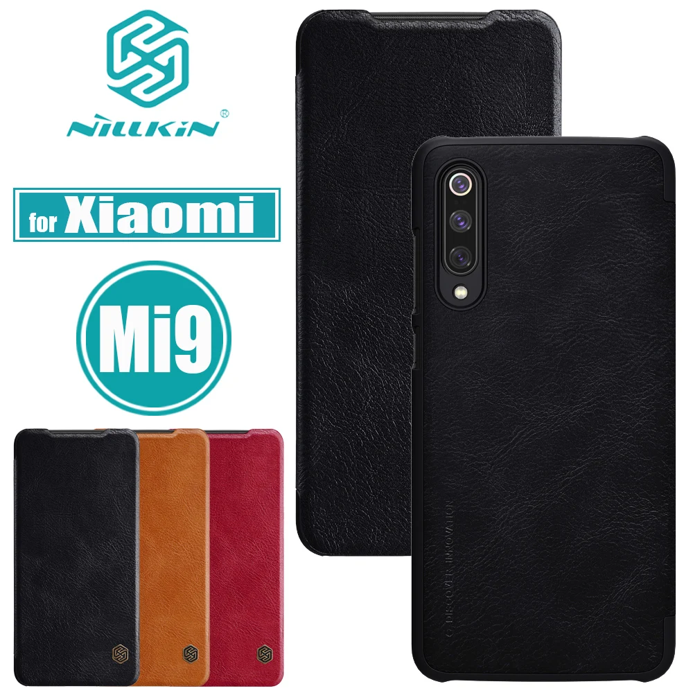 Кожаный чехол Nillkin для Xiaomi mi 9/mi 9, роскошный флип-чехол из искусственной кожи для смартфона, чехол-Кошелек на заднюю панель для Xiao mi M9 Explore ore Nilkin