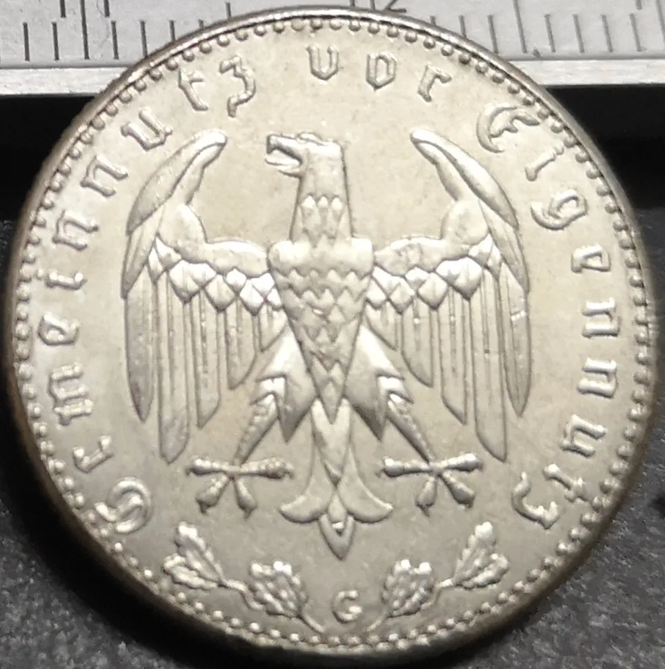 1936-G Германия-1871-1948 1 копировальная монета | Дом и сад