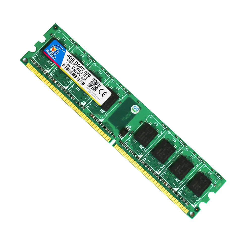 VEINEDA DDR2 800 МГц/667 МГц 4 Гб супер скоростная Память ОЗУ pc2 6400 для материнской платы