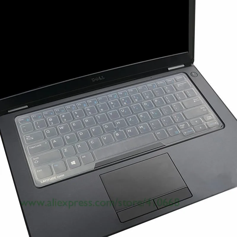 Для Dell Latitude E5450 E5470 7490 3340 E3340 E7450 5491 14 дюймов силиконовая клавиатура для ноутбука Обложка Защитная крышка