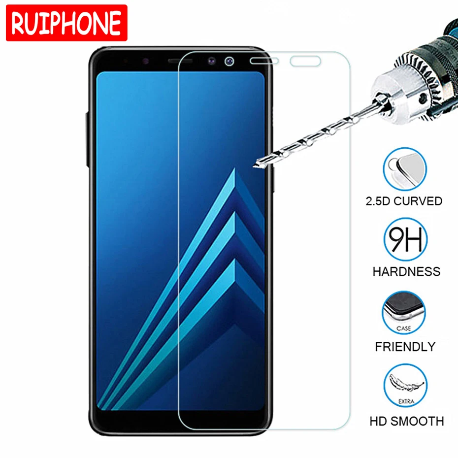 Защитное стекло для экрана samsung A5 A6 A7 A8 2018 закаленное Samsung galaxy A3 2016 2017 Защитная