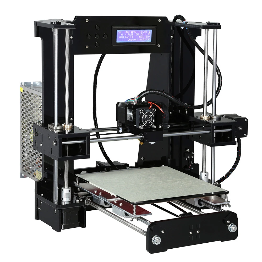 Anet A6/автоматическое выравнивание A6 3D принтер Полный акриловый каркас