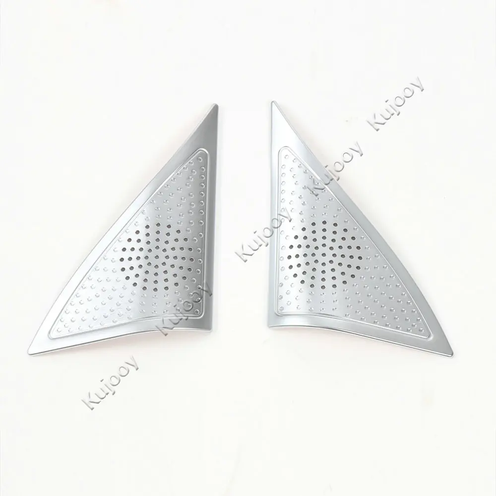 

Silver For Jeep Cherokee 2014-2016 ABS Door A Pillar Triangle Decoraiton Cover Sticker Decor Trim Car Styling