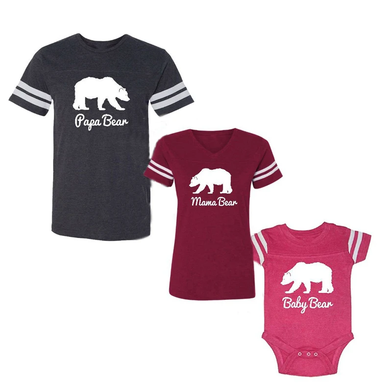 Милые одинаковые комплекты для семьи футболка папы мамы девочек и мальчиков