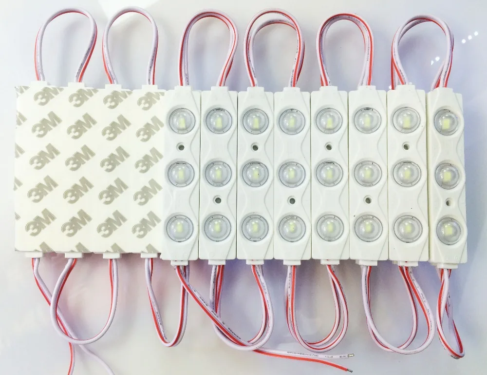 20 шт./лот Постоянного тока 5730 инъекции СВЕТОДИОДНЫЙ Модуль 3LED объектив 160