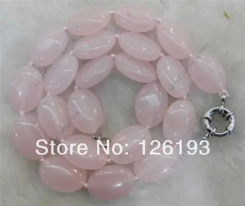 Ожерелье из натуральных кварцевых камней в форме яйца 13x18 мм 18 дюймов AA|necklace a|bead