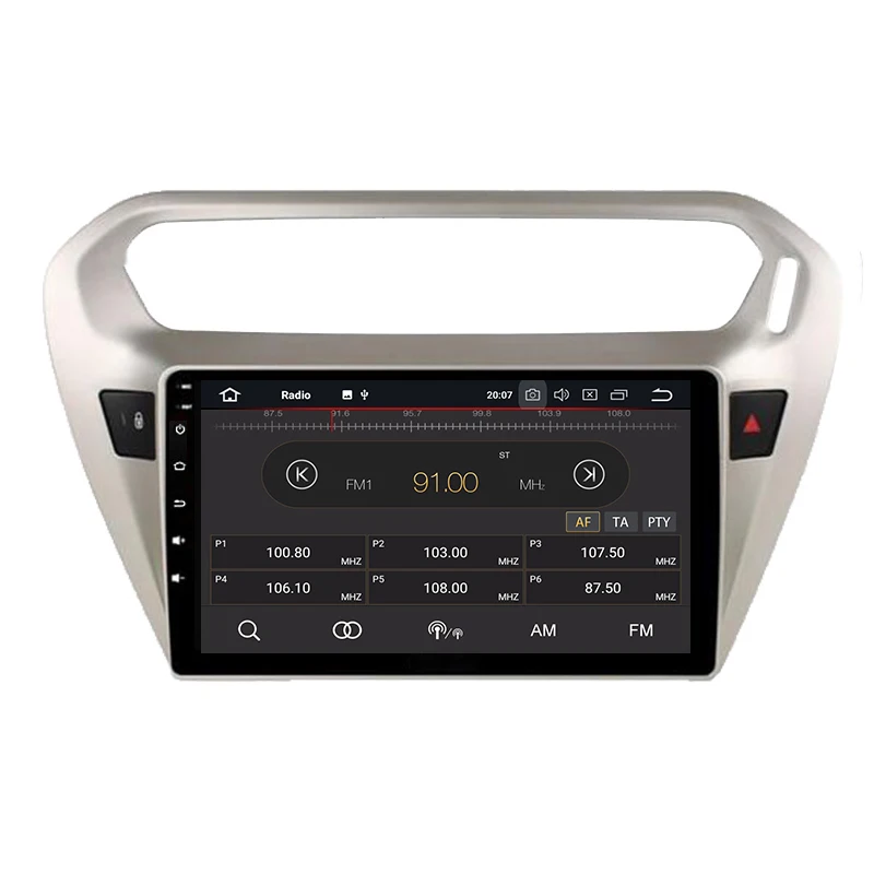 Автомобильный DVD плеер 4 ГБ ОЗУ 32 Гб ПЗУ Восьмиядерный Android 8 0 для Citroen Elysee Peugeot 301 2014