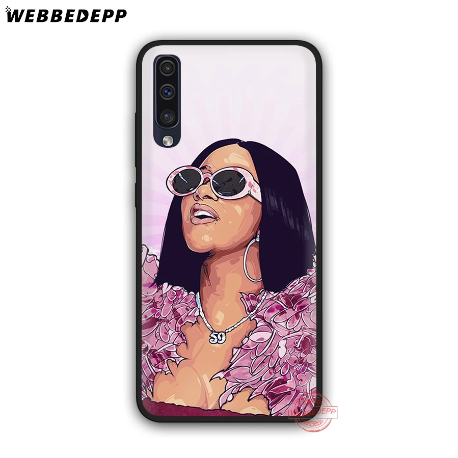 WEBBEDEPP кардиган B Migos мягкий чехол для телефона с изображением цветов Samsung A50s A40s A30s
