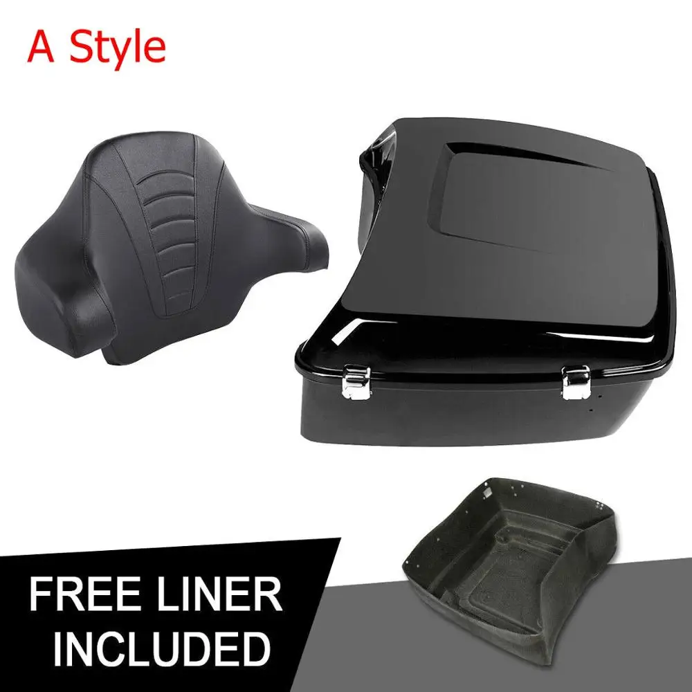 Мотоцикл King Pack багажник спинка для Harley Tour Pak Touring Road Glide Street 2014-2020 |