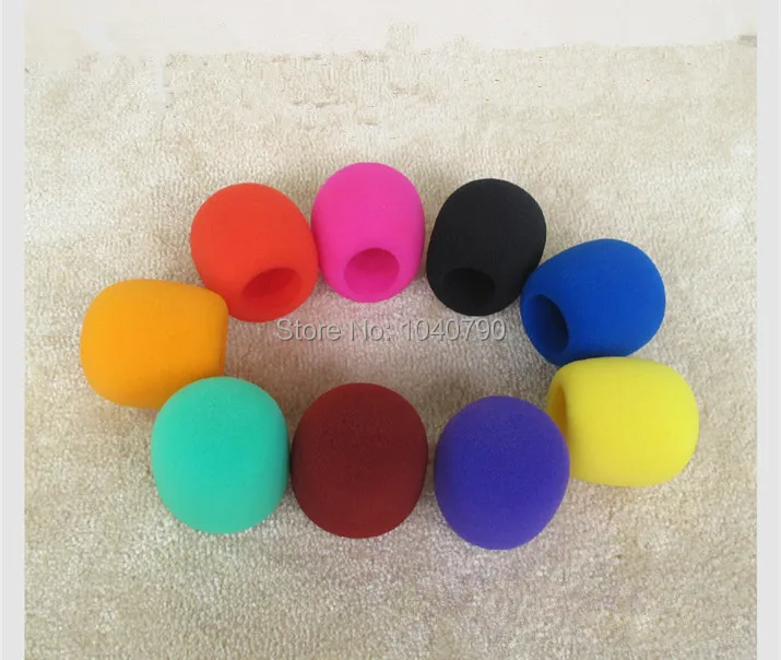 Бесплатная доставка 9 штук разные цвета ручной сценический микрофон