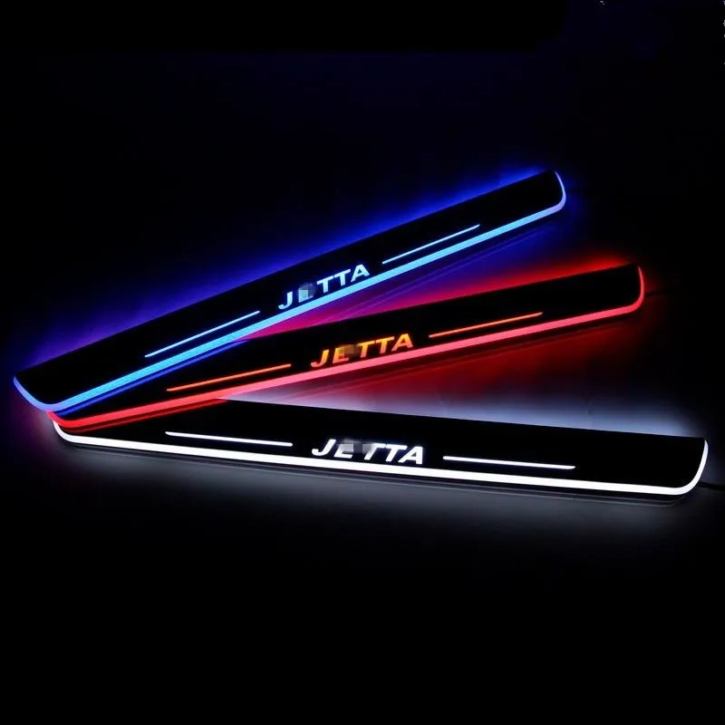 custom Accessories FIT FOR Volkswagen vw Jetta 2013-2015 LED Door Scuff Sill Plate Cover Trim light | Автомобили и мотоциклы