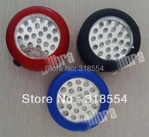 500 шт./лот # 24 из светодиодов Colorful портативная крюк кемпинг лёгкие лампа фонарь