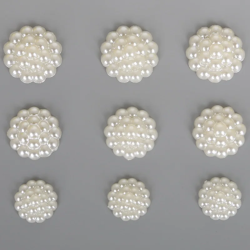 Горячая Распродажа плоская спина кабошон имитация пластика ABS жемчуг голова