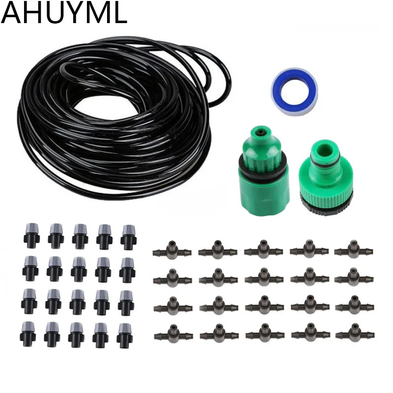 1 комплект насадки для шланга с 4/7 мм тройником и разъемом|automatic watering|irrigation systemnozzle