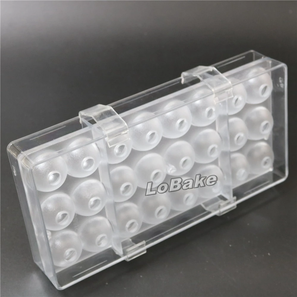 (2 шт./компл.) Новинка 3 см диаметр 3D форма шарика шоколада с отверстием из