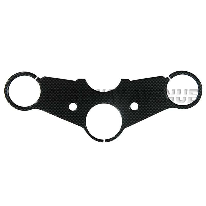 Мотоцикл центральной консоли углеродного волокна шаблон Топ тройной зажимной