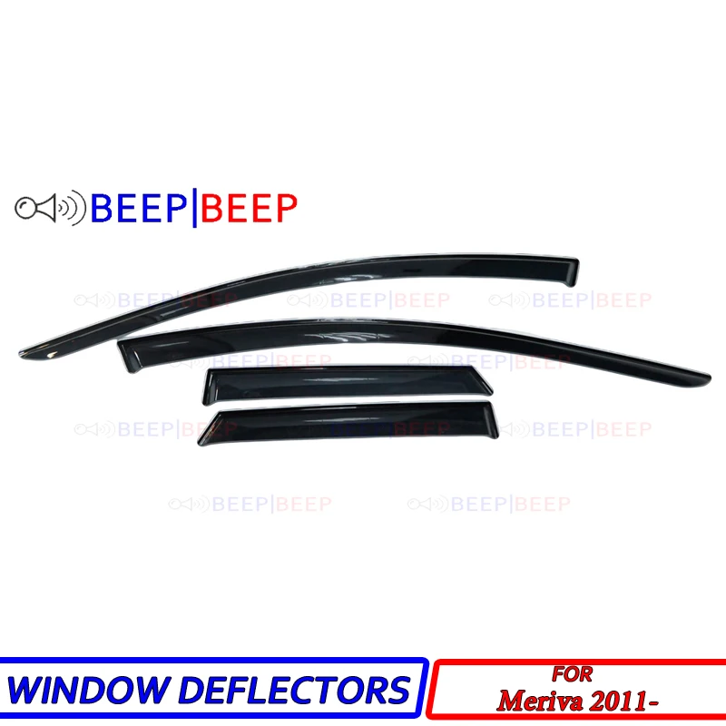 

Car window deflectors for Opel Meriva 2011- wind deflector sun guard rain wind vent visor cover trim car styling accessories