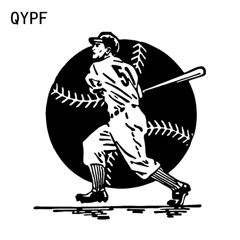 Модный бейсбольный Декор QYPF 14 3*15 6 см Стикеры для автомобильного стайлинга