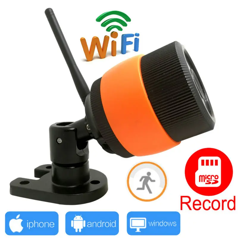Ip камера наружная беспроводная водонепроницаемая с поддержкой Wi Fi 720p|home surveillance|cam