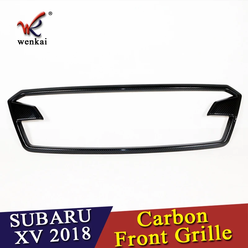 WENKAI для углеродного волокна добавить на стиль Передняя решетка Subaru XV GT3 GT7 2017 2018 1