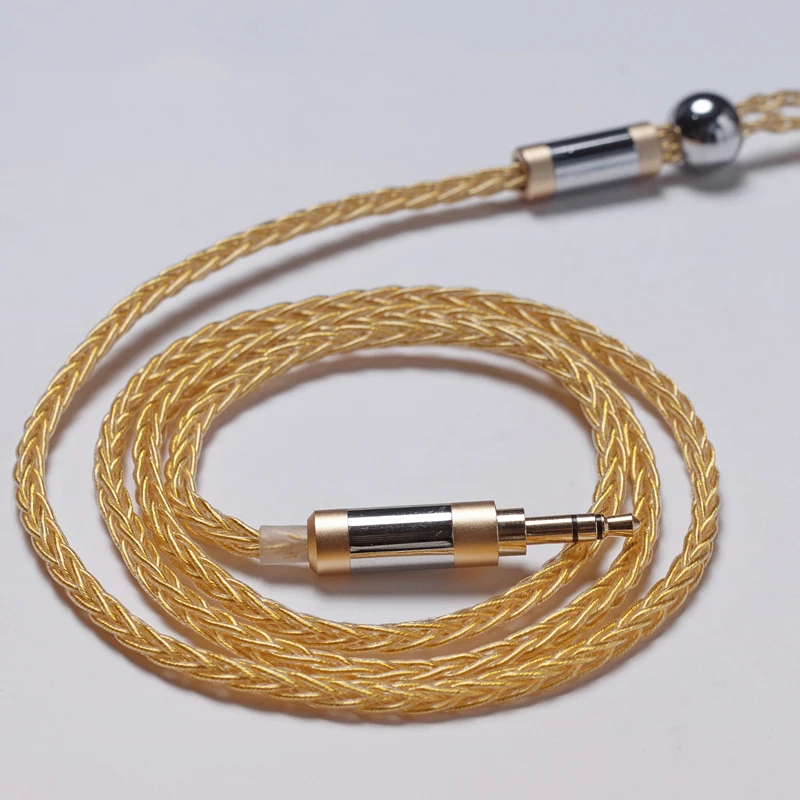 8strands супер прочная леска Earphone3.5m кабель MMCX для Shure SE215 SE535 0,75 мм 0,78 мм 2 пинфор Уэстон TFZ 1964 W4r Um3x A2DC Ls50 IE80 Im50 Im70