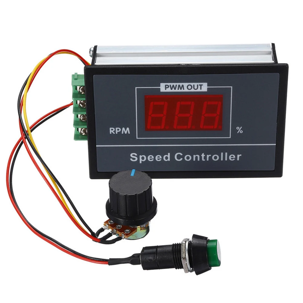 PWM 6-60V 30A цифровой регулятор скорости двигателя регулятор с цифровым дисплеем JA55