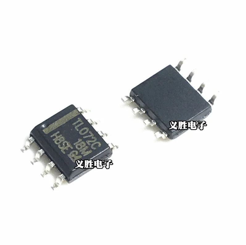 10 шт. TL072CDR SOP8 TL072C SOP TL072 SMD малошумящий JFET-INPUT Операционные усилители