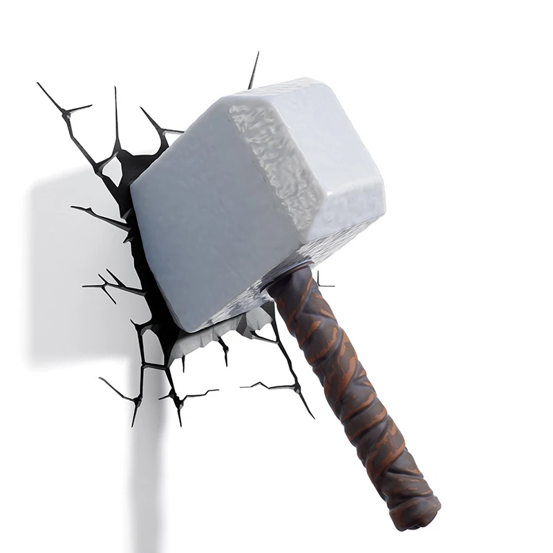 Marvel Мстители светодиодный прикроватный светильник для спальни гостиной 3D