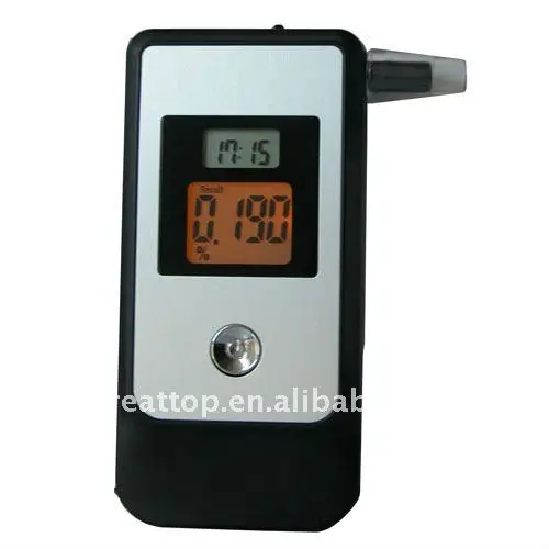 Двойной экран профессиональный полицейский цифровой дыхательный спирт Тестер
