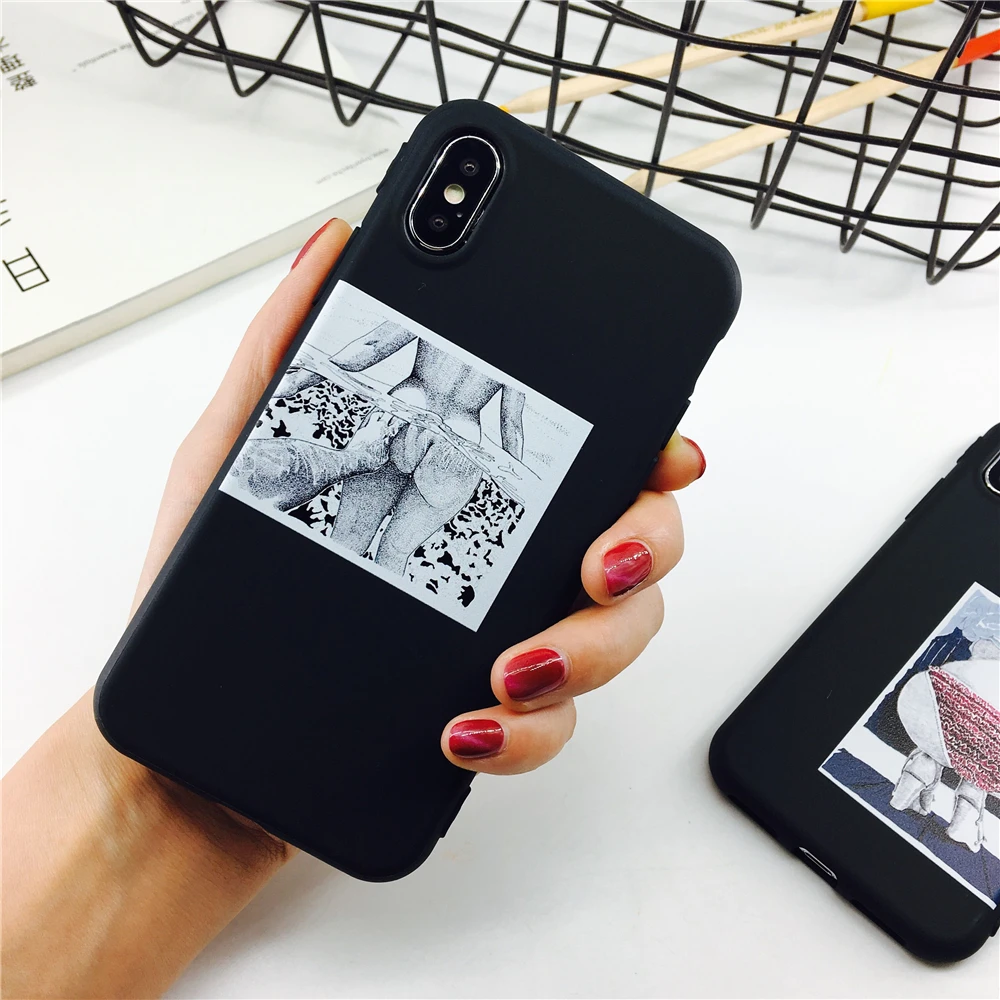 Книги по искусству абстрактный комиксов сексуальное тело чехол для телефона Iphone