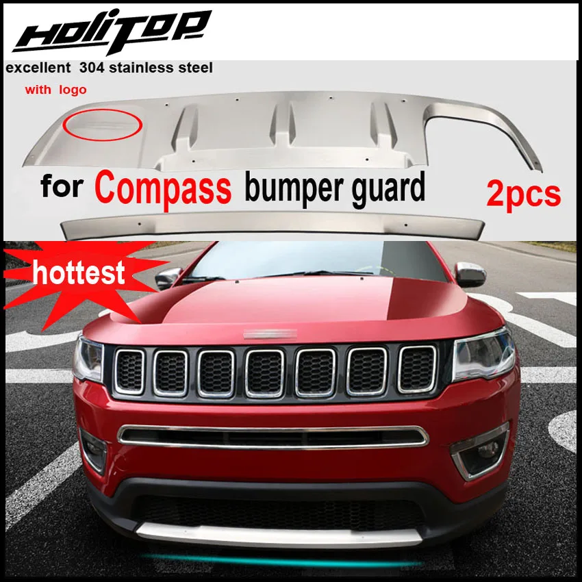 Новое поступление для Jeep Compass 2017 2020 Защитная крышка бампера противоскользящая