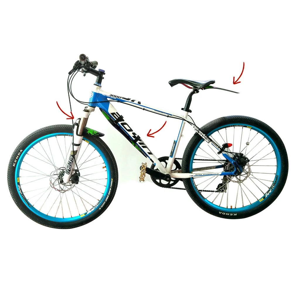 3 шт./компл. дизайн Mtb горный велосипед BMX гоночный Touring шоссейный велосипед крыло переднее/заднее/вниз трубки крыло велосипедные крылья
