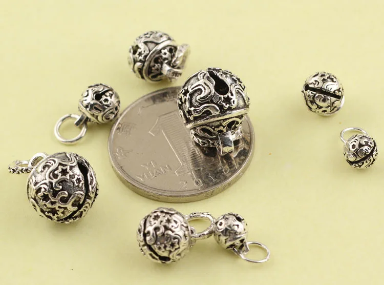 2 шт. винтажные подвески из стерлингового серебра 925 пробы самодельный браслет