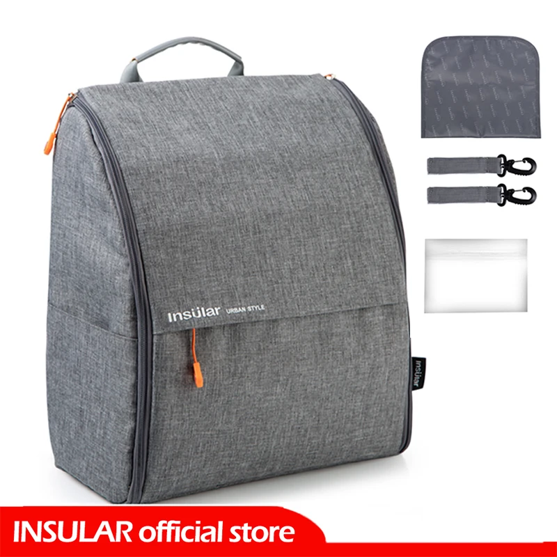 Изоляционная модная Простая Сумка для подгузников рюкзак мам детские сумки мамы