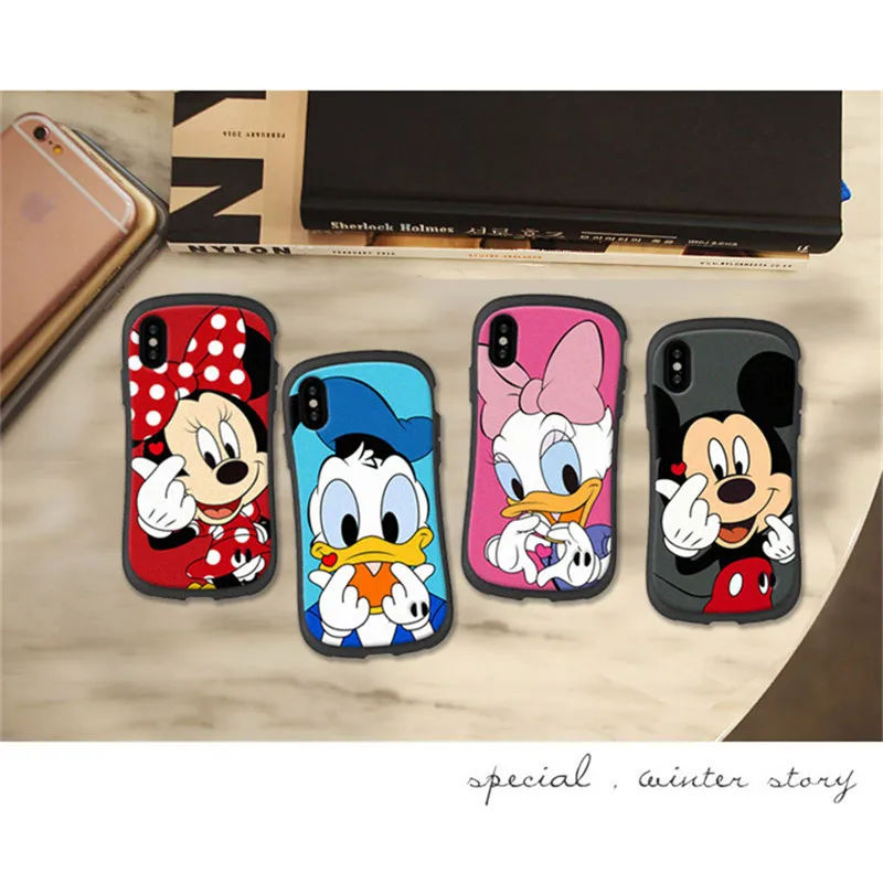 Finger Heart Mobile Phone Bags &amp Cases For iPhone X 8 7 6 Plus Cute Soft Cartoon Korea Cover for XS MAX XR |