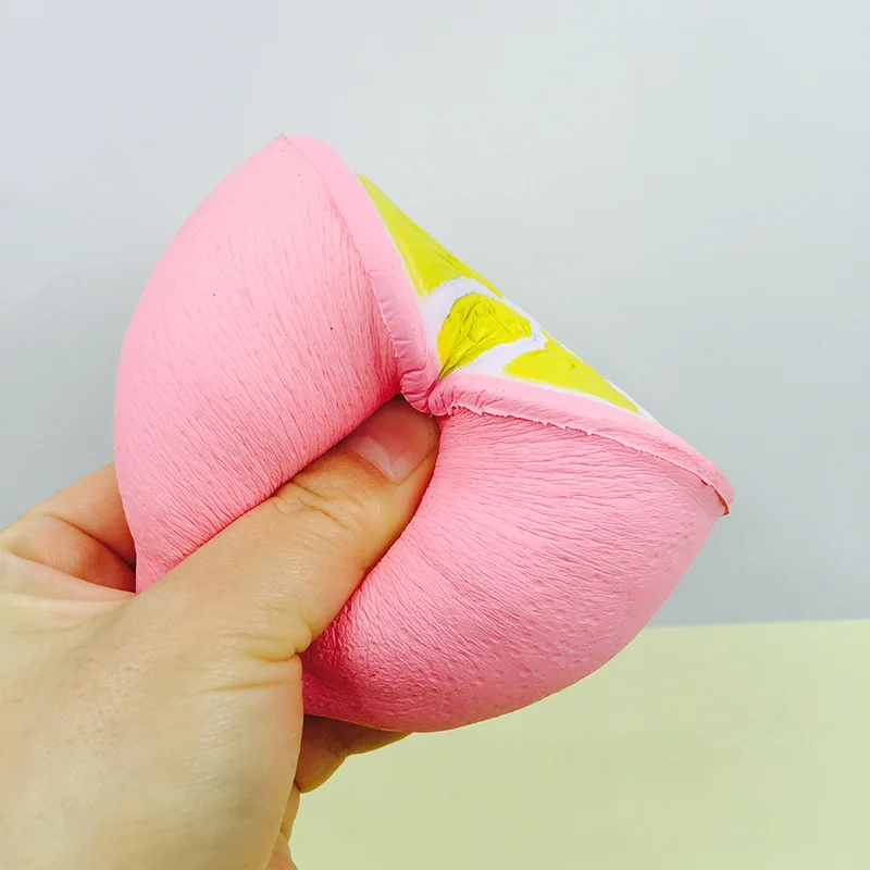 Squishies/партия 10 шт. фрукты мягкими Jumbo лимонов мягкий медленно поднимающийся