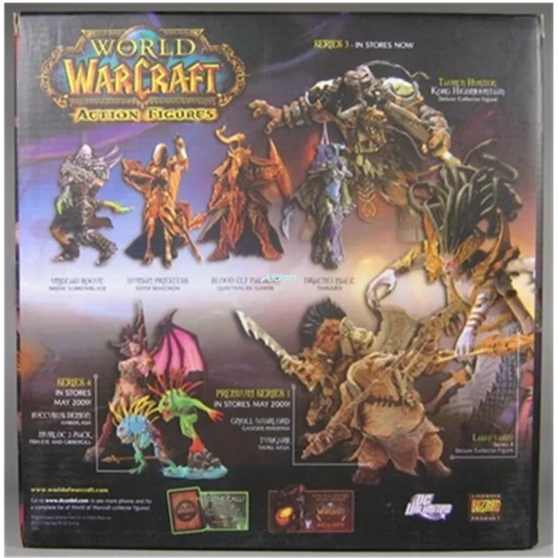 10 "Vashj Queen Azshara Companion Kael'thas Sunstrider Illidan Stormrage ПВХ фигурка Коллекционная модель
