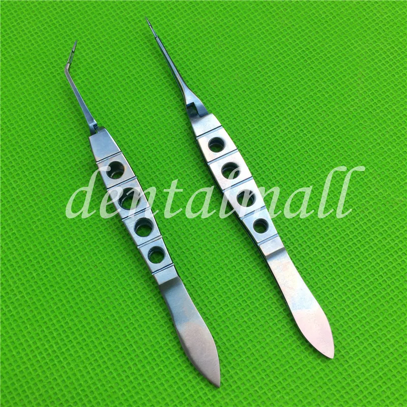Щипцы титановые Akahoshi Phaco Prechopper изогнутая/Прямая головка офтальмологический