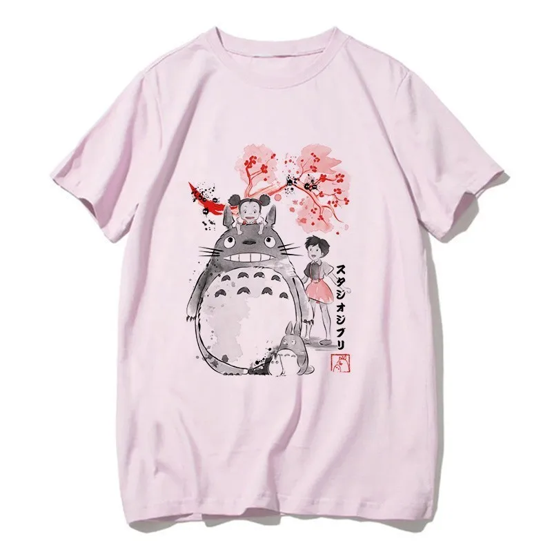 22 Totoro Shirt Women Men Studio Ghibli Miyazaki Hayao Anime Spirit Away T Shirt Men Women Japanese Anime Cartoon Clothes T-Shirt - Цвет: 22