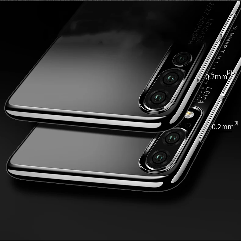 Мягкий чехол из ТПУ с гальваническим покрытием для Huawei P20 Pro P10 P Smart Plus Nova 3 3i 3E Mate 10 9