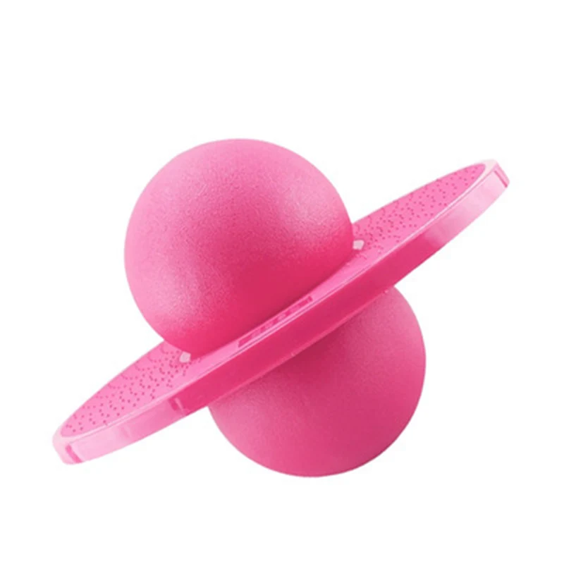pink Hopper Pogo мяч баланс доска прыжок фитнес планета прыгающие игрушки продвижение скелетного развития YS-BUY - Цвет: pink