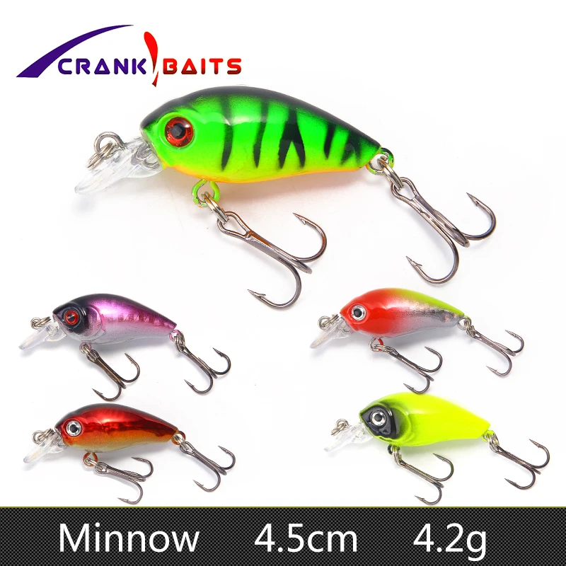 Мини Crankbait рыболовная приманка 45 мм 4 2 г Topwater Isca искусственная Япония жесткая