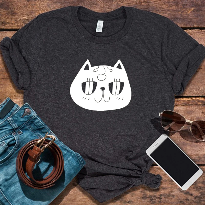 Лагерь принтовые тройники женские уличная одежда размера плюс Топы новогодние