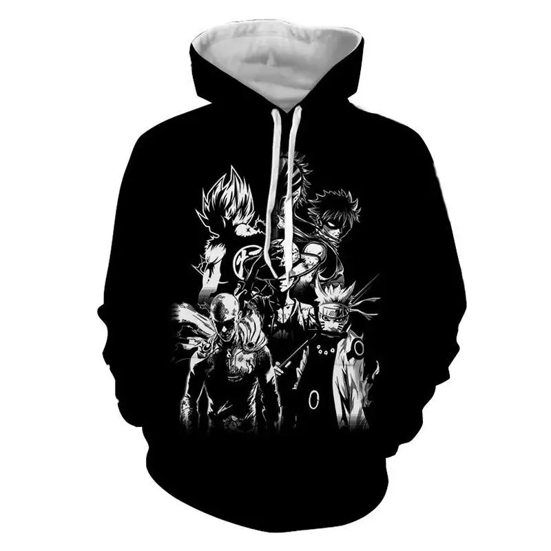 CJLM дропшиппинг Аниме толстовки one piece Dragon Ball Наруто Bleach 3d Принт кофты куртка