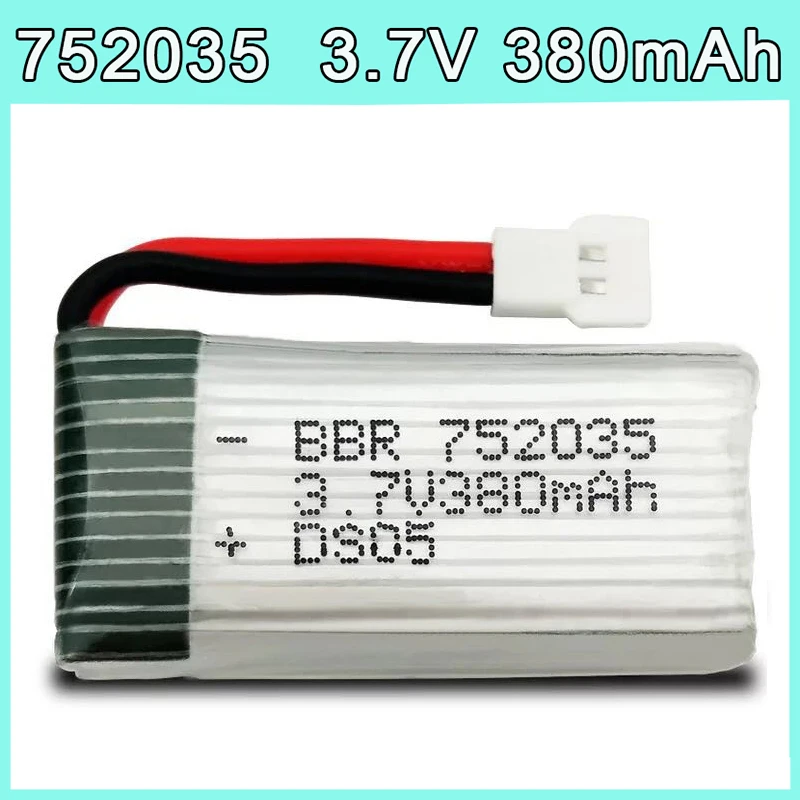 5 шт. Модернизированный Квадрокоптер с дистанционным управлением 25C 3 7 V 380 mAh литий